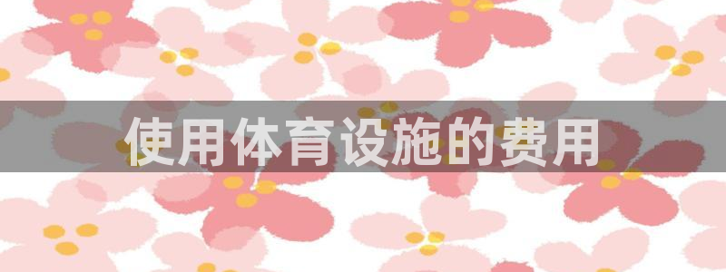 意昂体育3平台注册流程视频：使用体育设施的费用