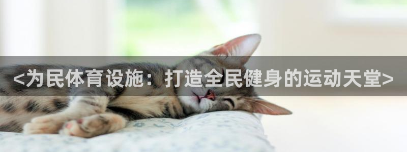 意昂3娱乐首页网站大全：<为民体育设施：打造全民健身