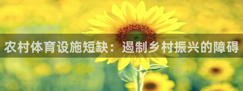 意昂3集团logo：农村体育设施短缺：遏制乡村振兴的