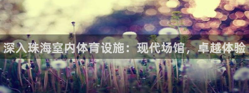 意昂3开户：深入珠海室内体育设施：现代场馆，卓越体验