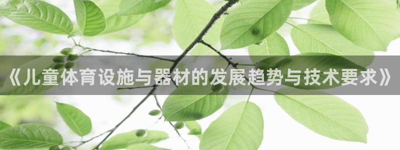 意昂体育3招商电话是多少号码：《儿童体育设施与器材的